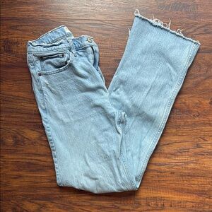 Light Blue Cropped Women's Jeans